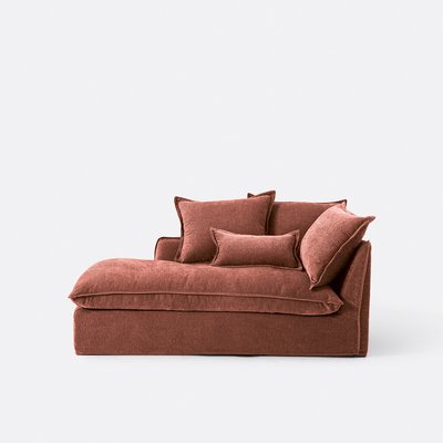 Chaise longue sinistra poliestere chiné, Odna LA REDOUTE INTERIEURS