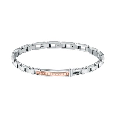 Bracelet en acier et oxyde de zirconium SECTOR