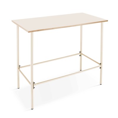 Table de jardin haute en acier, PALAVAS OVIALA