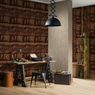 Papier peint style faux uni HOME MAISON