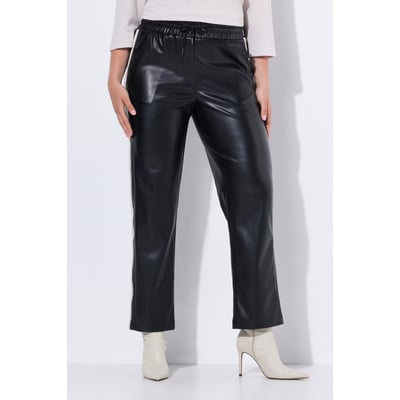 Pantalon à jambe droite et taille élastique ULLA POPKEN