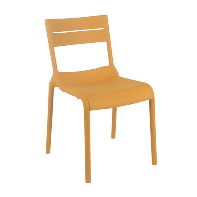 Chaise de terrasse ajourée en plastique, PANAME OVIALA