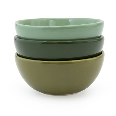 Set of 3 Olives Ceramic Dip Bowls SO'HOME