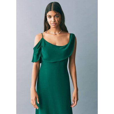 Robe gaze asymétrique volant MANGO TEEN