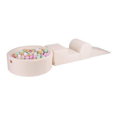 Aire De Jeux en Mousse avec Piscine à Balles, BOUCLE MEOW BABY