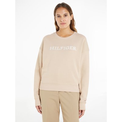 Sweatshirt mit rundem Ausschnitt, Message-Print TOMMY HILFIGER