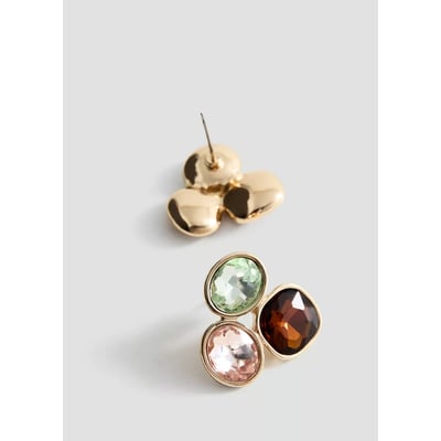 Boucles d'oreilles cristaux combinés MANGO