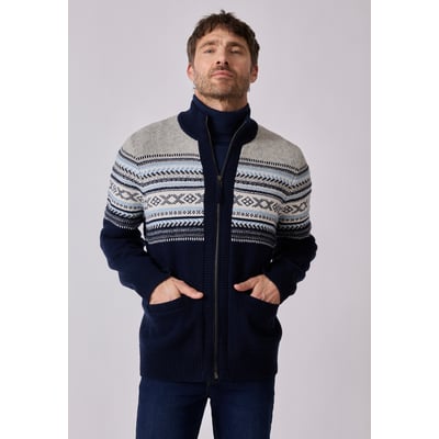 Gilet zippé jacquard DAMART