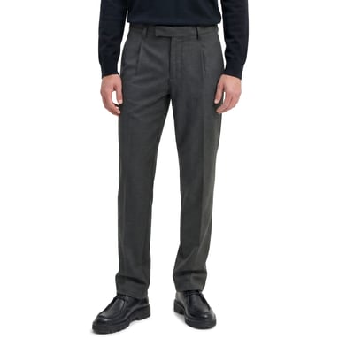 Chino modèle Belsbo à plis, coupe décontractée en mélange élastique de coton bio et de viscose MARC O'POLO