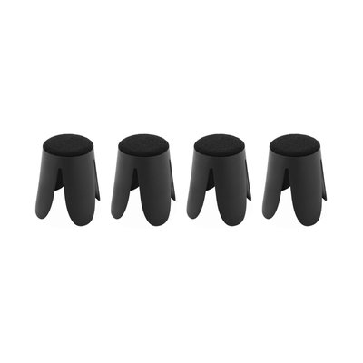 Tabouret empilable bouclette texturée (lot de 4) NIKI SWEEEK