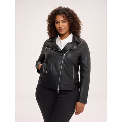 Veste de motard avec fermeture éclair asymétrique FIORELLA RUBINO