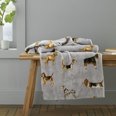 Country Dogs 130x170cm Throw CATHERINE LANSFIELD
