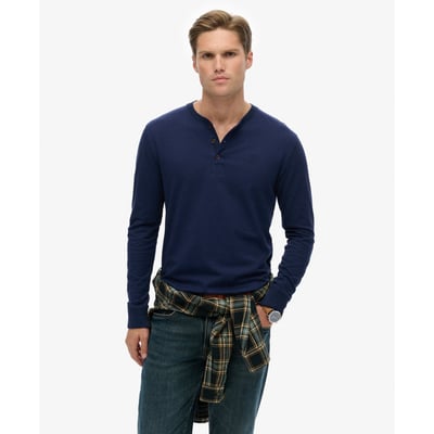 T-shirt Henley Classic Essential SUPERDRY