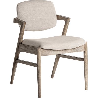 Chaise en bois et lino, Vacio RECOLLECTION