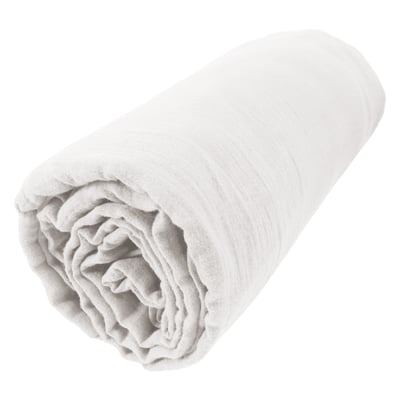 Drap housse gaze de coton 140 x 190 cm Gaia camel EDEN