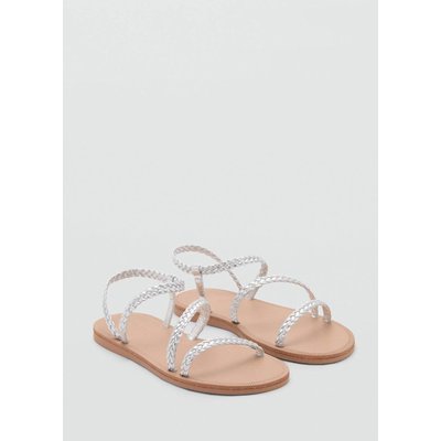 Sandales à lanières tressées MANGO KIDS