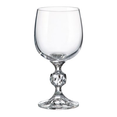 Lot de 3 verres à pied en cristallin 19cm, MATIGNON NOVASTYL