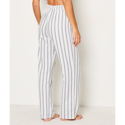 Pantalon de pyjama en coton rayé ISRA ETAM