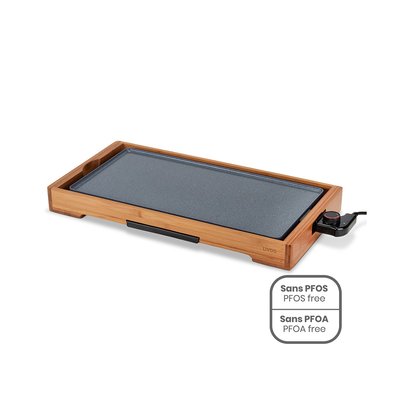 Plancha bambou revêtement céramique LIVOO
