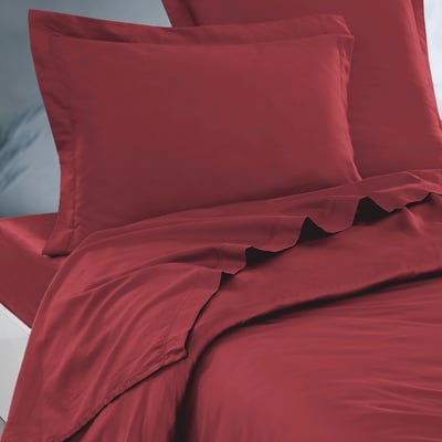 Parure drap plat + 2 taies 50x70 cm SOFT PERCALE SENSEI MAISON