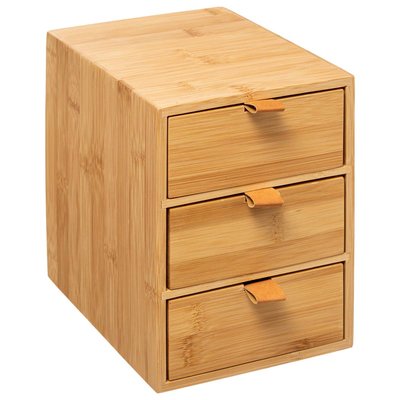 Boîte 3 tiroirs lanières cuir 5FIVE SIMPLY SMART