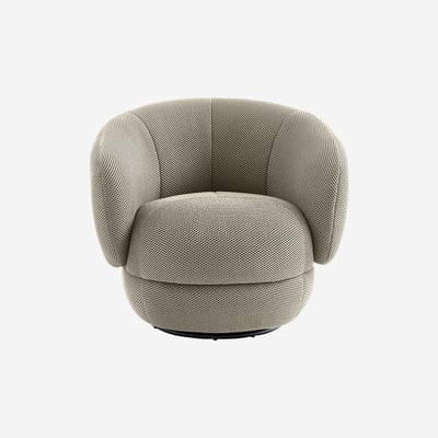 Fauteuil droit tissu SOMIO HABITAT
