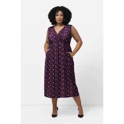 Robe trapèze en jersey à pois ULLA POPKEN