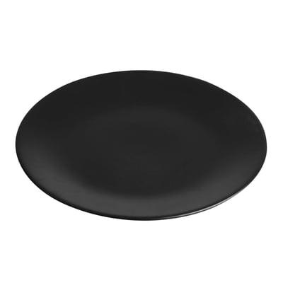 Assiette en Porcelaine Noire Mat - Diamètre 26cm WADIGA