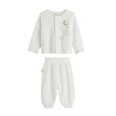 Ensemble bébé gilet et pantalon en velours Eliah PETIT BEGUIN