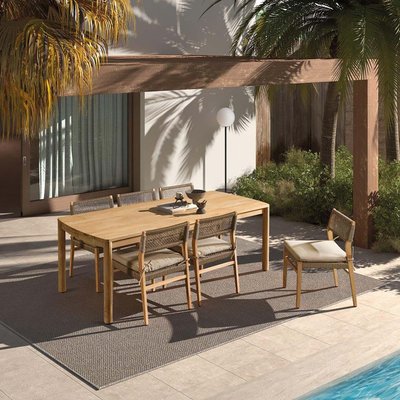 Table de jardin en teck, TUNIS GESCOVA