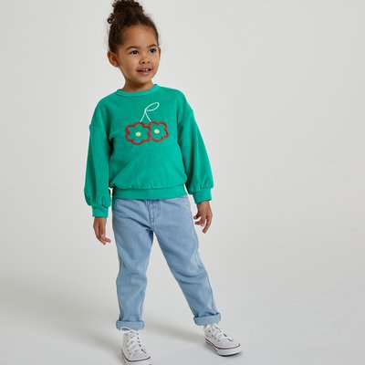 Свитшот с круглым вырезом из махровой ткани LA REDOUTE COLLECTIONS