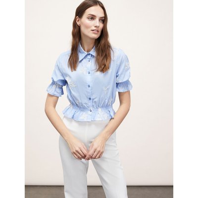 Chemise brodée avec fronces MOTIVI