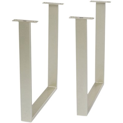 Pieds de table Tavola argent set de 2 KARE DESIGN