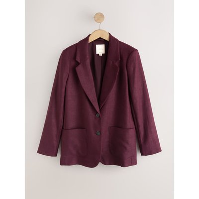 Blazer droit en lin majoritaire NEXT
