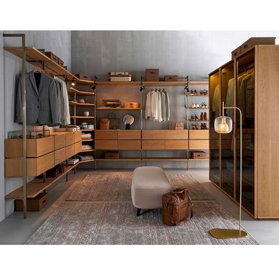 Tiroir pour dressing plaqué chêne, Johanez AM.PM