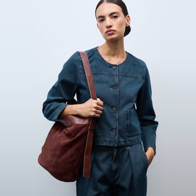 Veste courte en jean MONOPRIX
