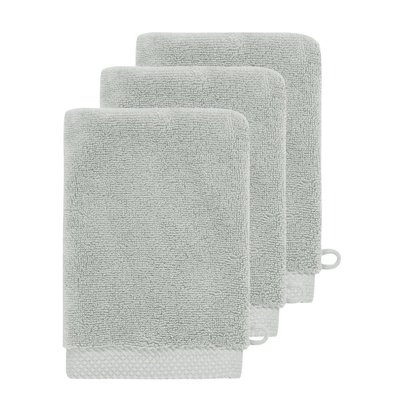 3 gants de toilette Zéro Twist 560 g/m² SENSOFT SENSEI MAISON