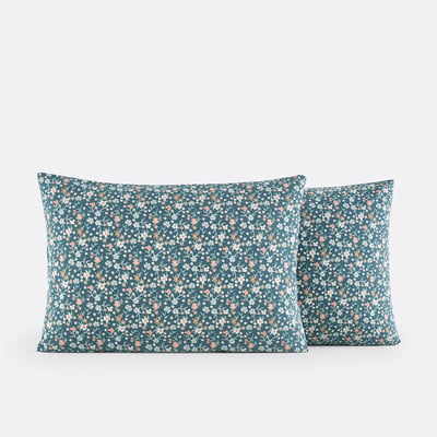 Jane Washed Cotton Pillowcase LA REDOUTE INTERIEURS