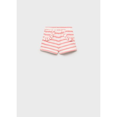 Short rayé avec poches à volants MANGO BABY