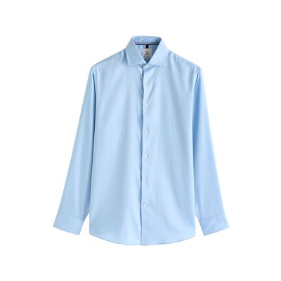 Chemise standard popeline à col italien NEXT