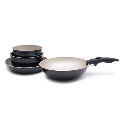Set de 5 pièces noir amovible - "so nature - rivière" LAGUIOLE CUISSON