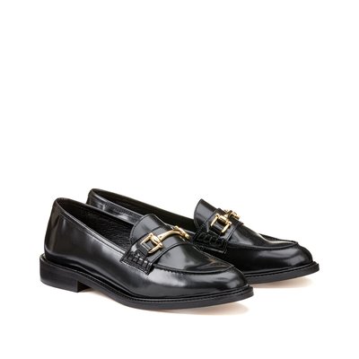 Mocassins en cuir, avec morsetti, Signatures LA REDOUTE COLLECTIONS