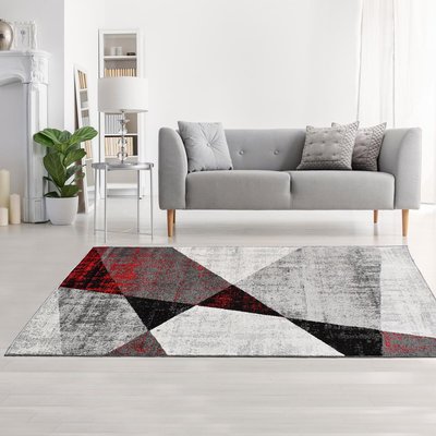 Tapis salon et chambre tissé motif géométrique ROSALINE UN AMOUR DE TAPIS