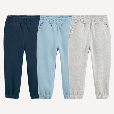 Lot de 3 joggings en molleton LA REDOUTE COLLECTIONS