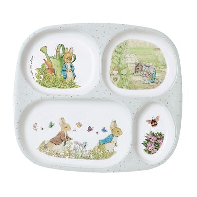 Plateau à 4 compartiments Pierre Lapin PETIT JOUR