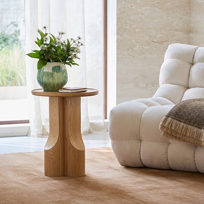 Stigido Side Table in Solid Oak and Oak Veneer AM.PM