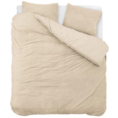 Parure de Lit Double Cocooning Taupe HOME
