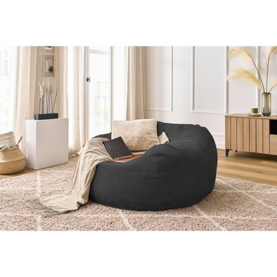 Pouf velours côtelé, VOLTAIRE BOBOCHIC
