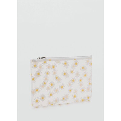 Mini trousse de toilette en vinyle à fleurs MANGO