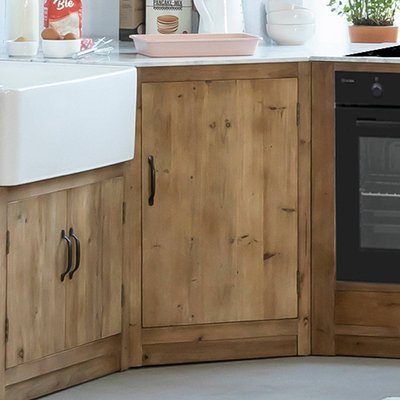 Meuble bas de cuisine en angle  EPURE MADE IN MEUBLES 